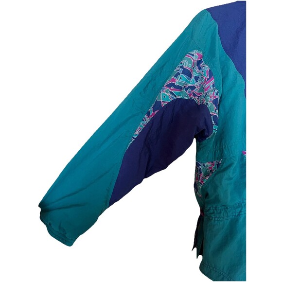 Nike Vintage 80's Jogger Leisure Track Windbreaker, Colorblock Women's SZ Medium - Picture 7 of 13